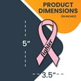 thumbnail image 6 of Magnet Me Up Support Breast Cancer Fighter Pink Ribbon Magnet Decal, 3.5x7 In, Vinyl Automotive Magnet, 6 of 7