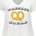 thumbnail image 4 of Inktastic Oktoberfest Pretzel Squad Women's Plus Size V-Neck T-Shirt, 4 of 5