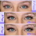 thumbnail image 2 of Extensiones de pestañas Pawotence Lash Clusters Wispy 144 unidades, 2 of 7