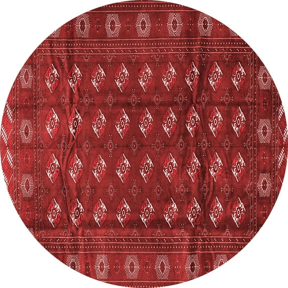 Ahgly Company Indoor Round Persian Red Traditional Area Rugs, 6' Round