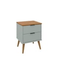 thumbnail image 4 of Solid Wood Nightstand – 2 Drawer Modern Bedside Table for Bedroom, Apartment or Small Spaces, 4 of 8