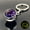 Multicolor A, variant on Latrodar Twelve Keychain Pendant Luminous Glass Pendant Metal Key Halloween Mothers Day Gifts for Mom