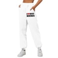 thumbnail image 2 of Pantalones de chándal de mujer con forro polar, cintura alta y pierna ancha - Cintura elástica, bolsillos para invierno/entrenamiento (S-XXL), 2 of 4