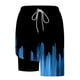 thumbnail image 4 of Ceisia Men's Gradient Icicle Print Beach Shorts with Quick Dry Stretch Fabric and Anti-Exposure Liner Multicolor XL Gifts, 4 of 6