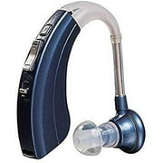 Britzgo Hearing Amplifier BHA-220, 500hr Battery Life, "FDA Approved", Blue