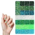 thumbnail image 3 of 28 Grid Flatback Rhinestones for Crafts, Jelly Rhinestones for Tumblers Blue Purple Clear Rhinestone for Nails Round Gems for Face Makeup DIY Diamond Painting with Beads Storage (Multi-Color 01), 3 of 5
