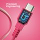 thumbnail image 2 of Heatfun Cargador Usb C Para Nintendo Switch Cable De Carga Rápida Para Nintendo Switch Macbook Pixel C Lg Nexus 5X G5 Nexus 6P/P9 Plus One Plus 2 Sony Xz Y Más - Azul (4.92 Pies), 2 of 5