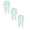 A-Mint Green 3PCS, variant on 3 Pack Bodysuit Baby Long Sleeve Sleeper Cotton Base Onesie Pajamas Sleepers Baby Girl 3-6 Months