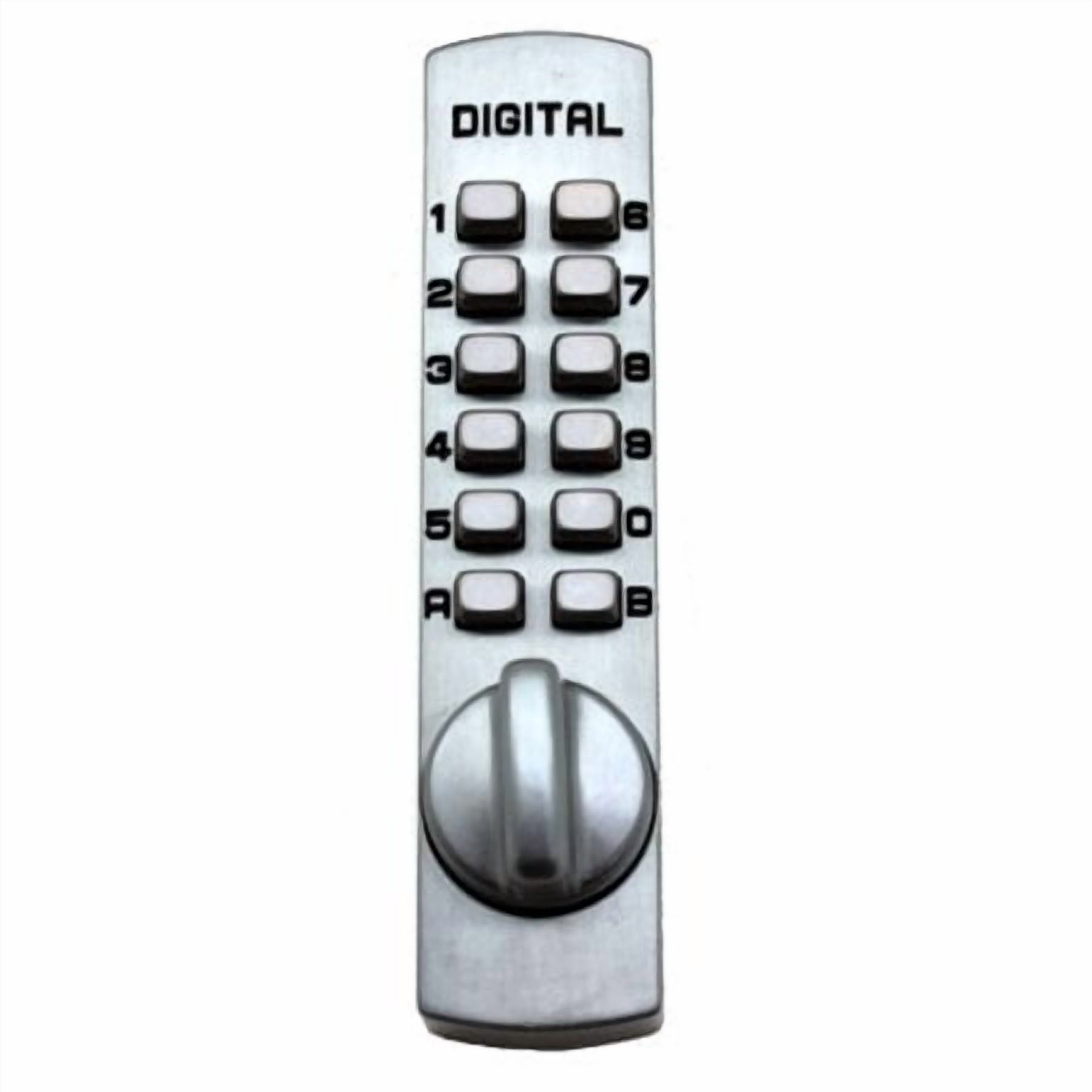 LockeyUSA C-120-JB Keyless Low-Profile Surface Mount Deadbolt for Childproofing, Jet Black