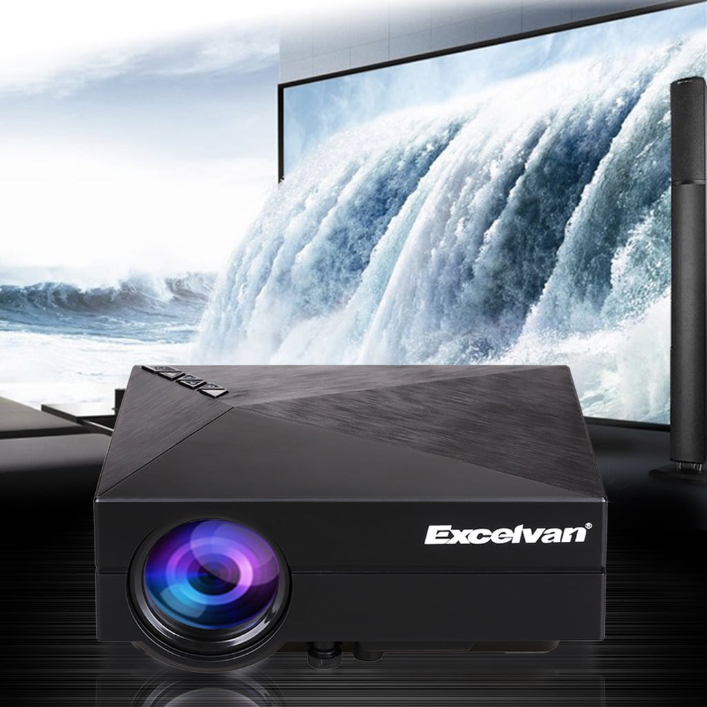 Excelvan Gm60 Multimedia Mini Portable Led Projector 800 480 Home Theater Pc Usb Hdmi Av Vga Sd Walmart Com Walmart Com
