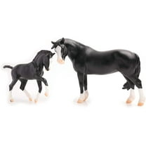 Breyer Horses Traditional Series Nistar Blazing Kansas LOM & GTF Blazing Ethel | 2 Horse Set | Horse Toy Model | 12.25" x 8" | 1:9 Scale | Model #1857