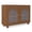 Walnut, variant on Mainstays Kids Arched Storage Accent Cabinet with Acrylic Doors, Warm Walnut