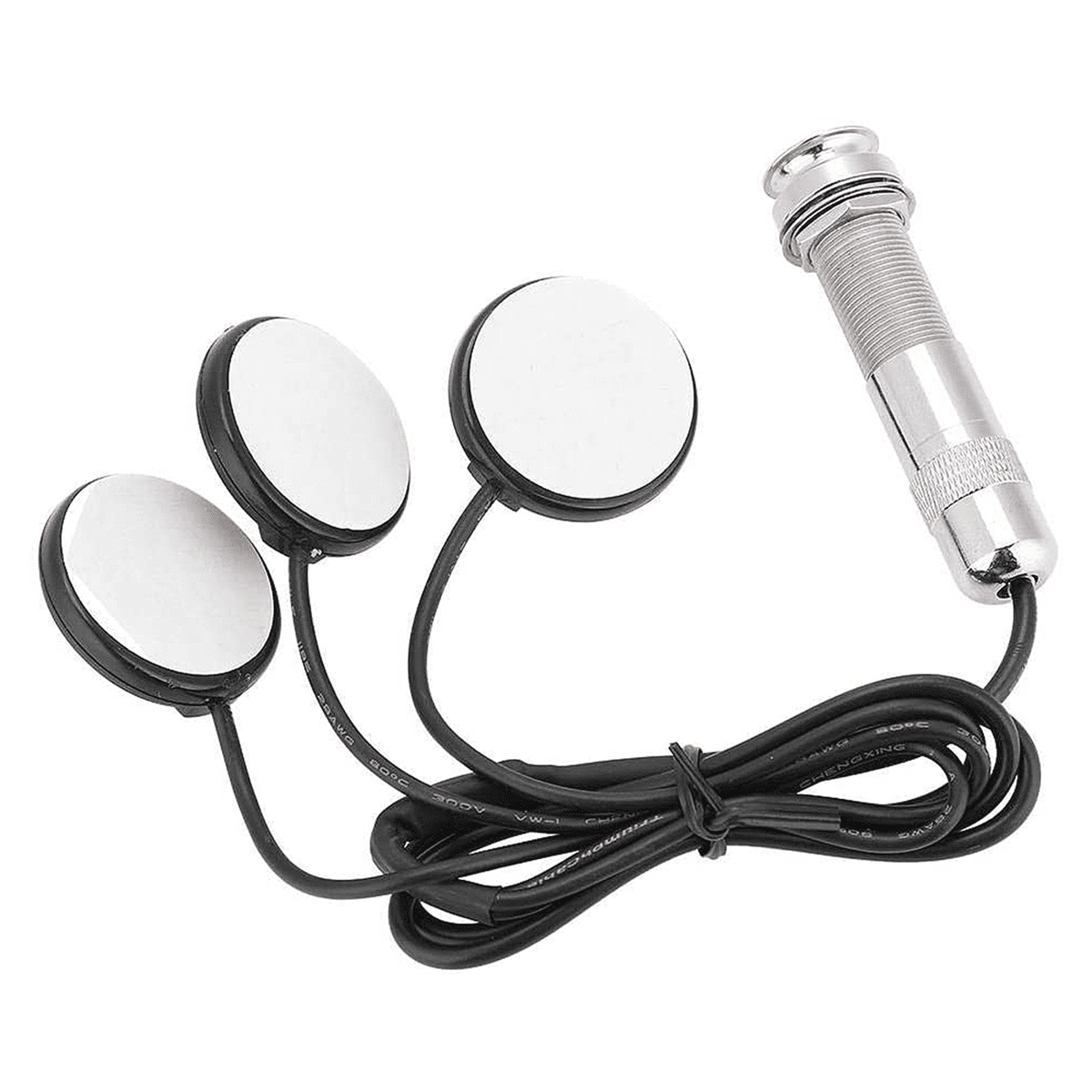 4pcs Guitar Pickup 3X Piezo Pickup Transducer for Acoustic Guitar Ukulele Mandolin Instruments
