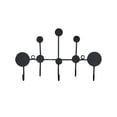 thumbnail image 1 of Ganchos de pared Yuarrent para puerta Negro 5 Ganchos, 1 of 1