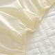 thumbnail image 4 of Protector de Colchón de Algodón Impermeable, Sábana Blanca, Transpirable, Fácil de Limpiar, 180 X 220 Cm, Impermeable, Cómodo para Dormir En Otoño E Invierno, para Adultos (1 Unidad), 4 of 6