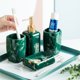 thumbnail image 3 of Juego de accesorios de baño de 4 piezas que incluye: dispensador de jabón, vasos for enjuague bucal y jabonera., 3 of 6