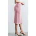 thumbnail image 3 of Women’s Classic Below Knee Pencil Skirt Stretch Line Midi Skirt of Business Casual Outfits, 3 of 3