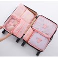 thumbnail image 3 of 7PCS Travel Storage Bags, Waterproof Clothes Sorting Packages Travel Packing Cube Luggage Organizer Pouch, 3 of 8