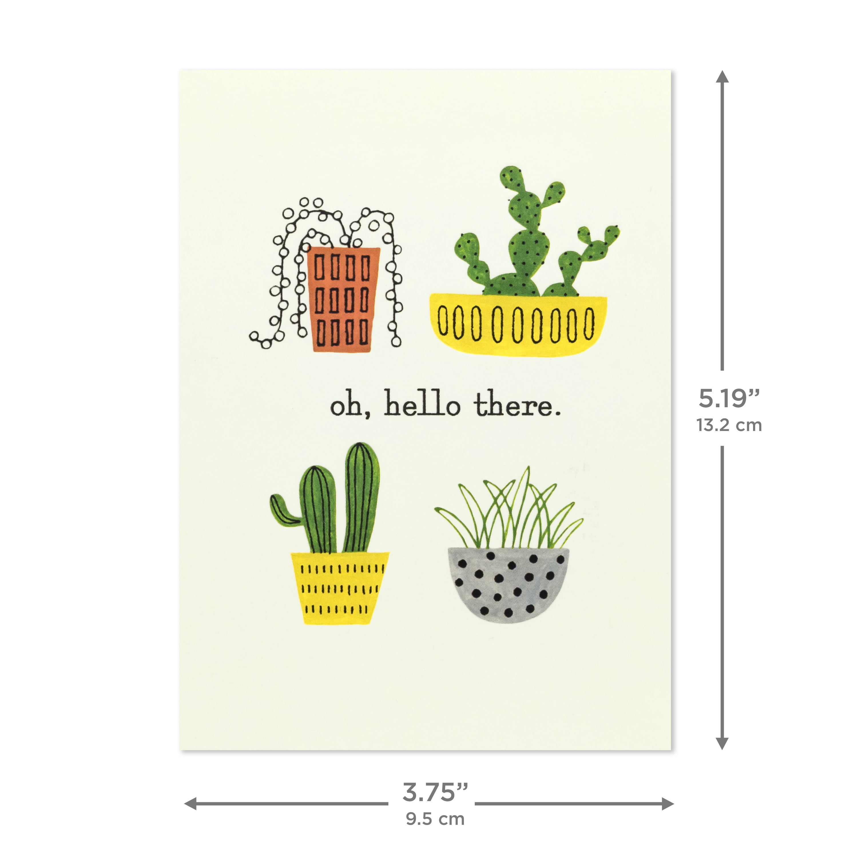 Hallmark Blank Thinking of You Notes (Potted Plants), Pack of 10