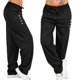 thumbnail image 1 of Plus Size Women Drawstring Loose Pants Casual Long Pants Trousers, 1 of 2