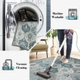 thumbnail image 4 of Lahome 2'x6 Washable Moroccan Runner Rugs for Entryway, Non-Slip Indoor Blue Hallway Runners with Rubber Backing, Soft Kitchen Rug Runner, 4 of 7