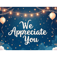 thumbnail image 4 of Decorative Design Appreciation Banner Polyester Material WE Gratitude Banner Appreciation Balloons for Employee Recognition Event Indoor Decoration Ceremony, 4 of 8