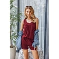 thumbnail image 4 of Ekouaer Womens Sleeveless Pajamas Set Cotton Pj Sets Tank Top and Shorts Sleepwear Summer 2 Piece Loungewear, 4 of 6