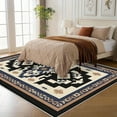 thumbnail image 5 of 4'x6' indoor carpet long carpet anthropologie area rug area rug fluffy gothic area rug, 5 of 7