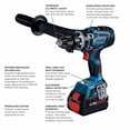 thumbnail image 2 of Kit de taladros/destornilladores Bosch GSB18V-1330CB14 18V 8Ah, 2 of 8