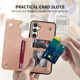 thumbnail image 3 of Compatible with Samsung Galaxy A14 5G Case Wallet with Card Slot Flip Leather Mandala  Clasp Protective Phone Case for Samsung Galaxy A14 Case Wallet(Rose Gold-6.6 inch), 3 of 6