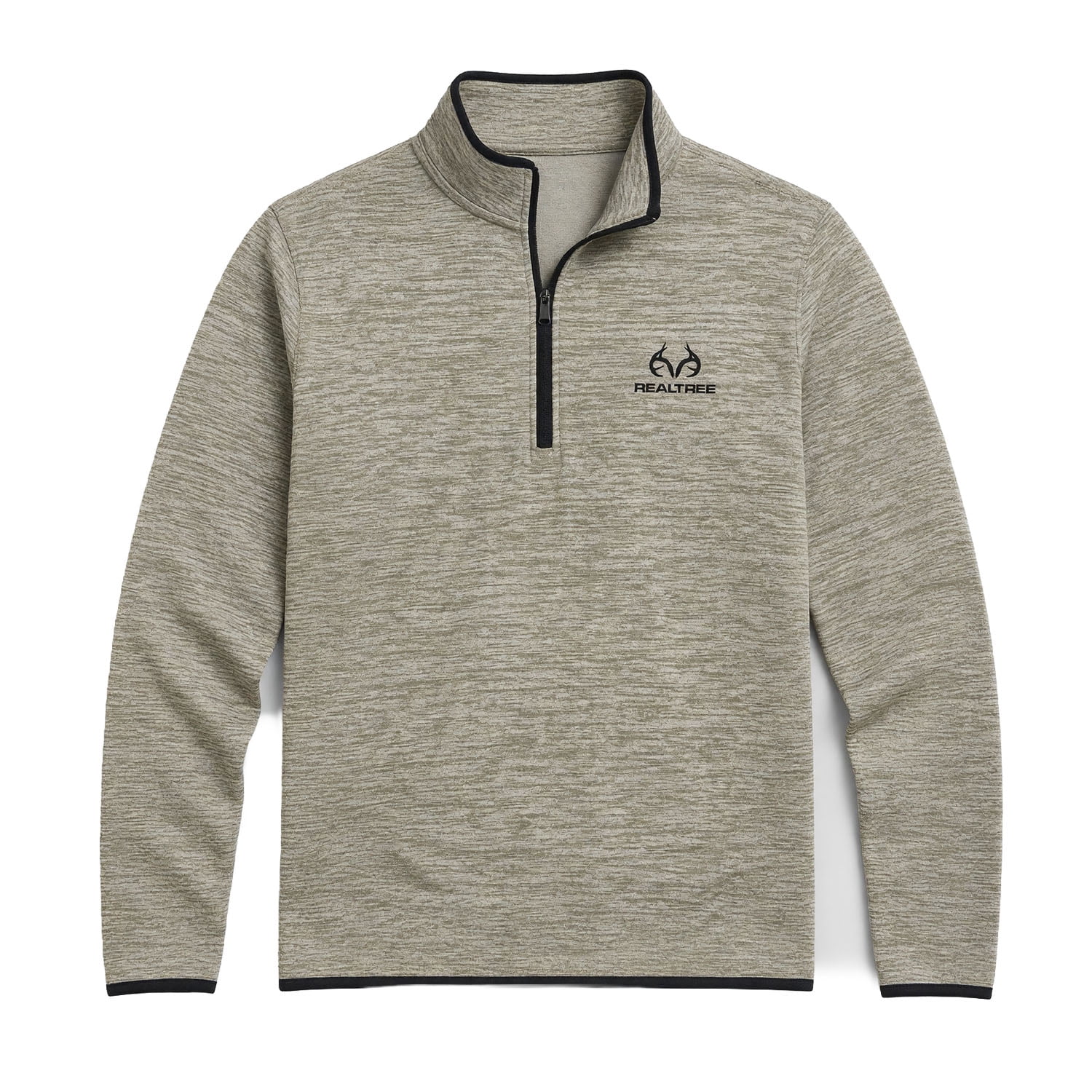 Realtree Men's Fleece Quarter Zip Pullover Sweatshirt, Sizes S-2XL