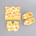 thumbnail image 1 of 5pcs Baby Cartoon Anti-scratch Gloves Hat Foot Cover Set Handguard Cotton Mittens Beanie Socks Kit for Infant Newborn Headwear60-1 years old He Qiyong unisex, 1 of 1