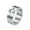 Male Silver, variant on Matching Couple Cross Ring for Her and His Stainless Steel Wedding Band Male Black Size 8