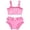 Z06-Pink, variant on Zshosam Kids Bathing Suits Girls Tankini Swimsuit Two Piece Bathing Suits Set Straps with Ruffled Hem Summer Bikini Swimwear Size 5T 6T,(Pink 5-6 Years)