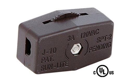 Details about   LEVITON BROWN ROTARY ON/OFF LINE SWITCH FOR 18/2 SPT-1 LAMP CORDS NEW 48400JB 