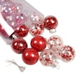 thumbnail image 1 of Navidad Transparente De 24 Uds., Colgante De Gota Colgante De Navidad Diy, Adorno De Bola De Plástico, Adorno De Fiesta, Regalo De Decoración Del Hogar Scienceny HA041703-02, 1 of 6