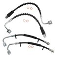 thumbnail image 1 of Trq Juego De Mangueras De Freno Delantero Y Trasero Compatible Con Chrysler Town & Country Dodge Grand Caravan 2011-2012 2012-2015 Ram C/V 2011-2014 Volkswagen Routan, 1 of 5