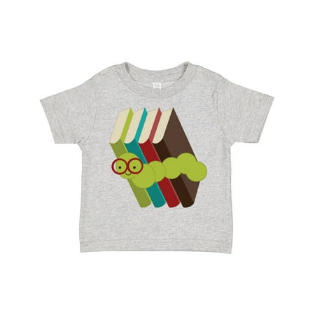 

Inktastic Bookworm Books Reading Gift Toddler Boy or Toddler Girl T-Shirt