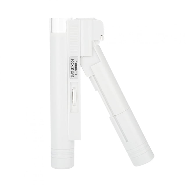 Lupa con luz LED, microscopio con zoom de 100X, lupa doble, microscopio, artesanía excepcional