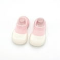 thumbnail image 2 of TAIAOJING Toddler Baby Girl Shoes Rubber Sole Non- Indoor Slipper First Walking Floor Shoes With Cute Bows Baby Shoes Cute Footwear 2-2.5 Years, 2 of 5