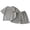 Grey, variant on enyan Newborn Boy Girl Outfits 0 6 12 18 24 Months 2T 3T 4T 5T Sleeveless Tops Striped Shorts Summer Baby Boys Clothes Set Dailywear（Blue,12-18 Months)