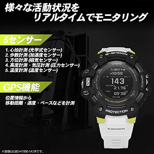 Casio] Watches G-SHOCK G-SQUAD GBD-H1000-7A9JR mens clear 