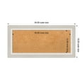 thumbnail image 4 of Amanti Art Natural Cork Board Framed Trio White Wash Silver Bulletin Board 34 in. x 16 in., 4 of 7