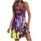 thumbnail image 1 of Vestido de Verano para las Mujeres Impresión Sexy sin Mangas Vestido de Hombro, Verano Casual Y Primavera, 1 of 5