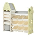 thumbnail image 3 of Kids Toy Storage Organizer With 17 Bins 5-Tier Bookshelf Playroom Open Storage Furniture For Storing Toys Snacks Socks, 3 of 8