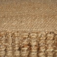 thumbnail image 5 of Ox Bay Jerry Square Natural Striped Jute Indoor Medium Pouf Ottoman, 18" H x 18" W, 5 of 5