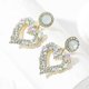 thumbnail image 4 of Earrings Heart Studfashion Jewelry B1984 E2243, 4 of 5