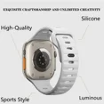 thumbnail image 2 of Correa de silicona suave para Apple Watch Band Ultra 49mm 44mm 45mm 42mm 41mm 42mm 38mm Correa deportiva IWatch Serise 9 8 7 6 pulsera, 2 of 5