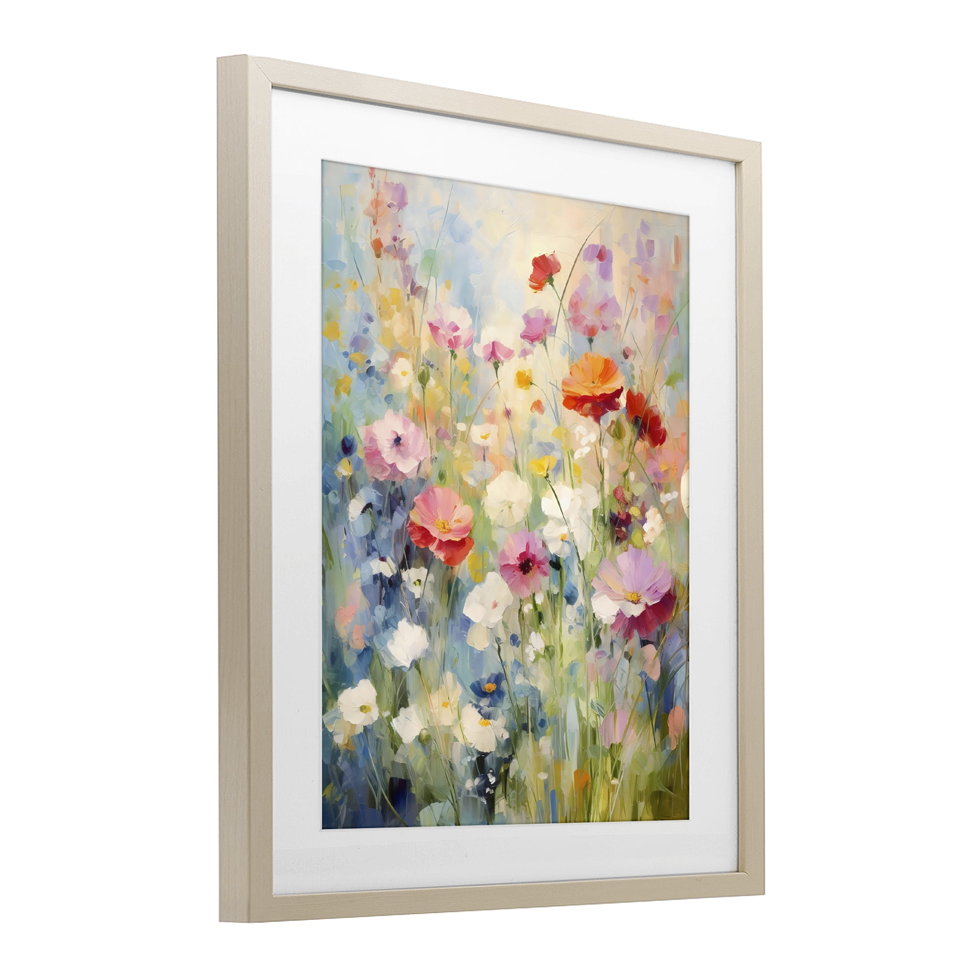 Stupell Industries Wildflower Breeze Impression Birch Framed Print Under Glass, design by Creative Studio