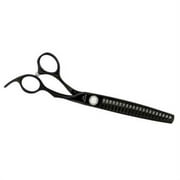 8 1/2" Black Pearl Left Handed Scissor 26 Tooth Texturizer Grooming Shears